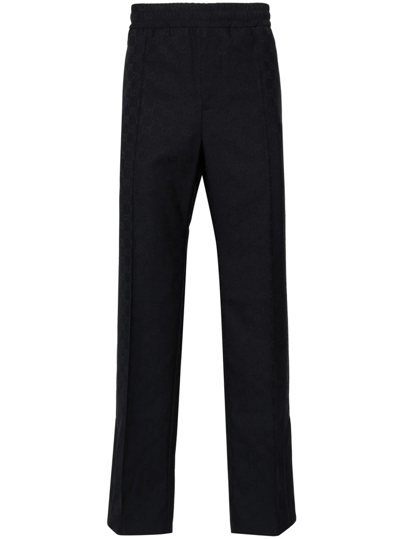 GUCCI Polyester gg jacquard pant with web