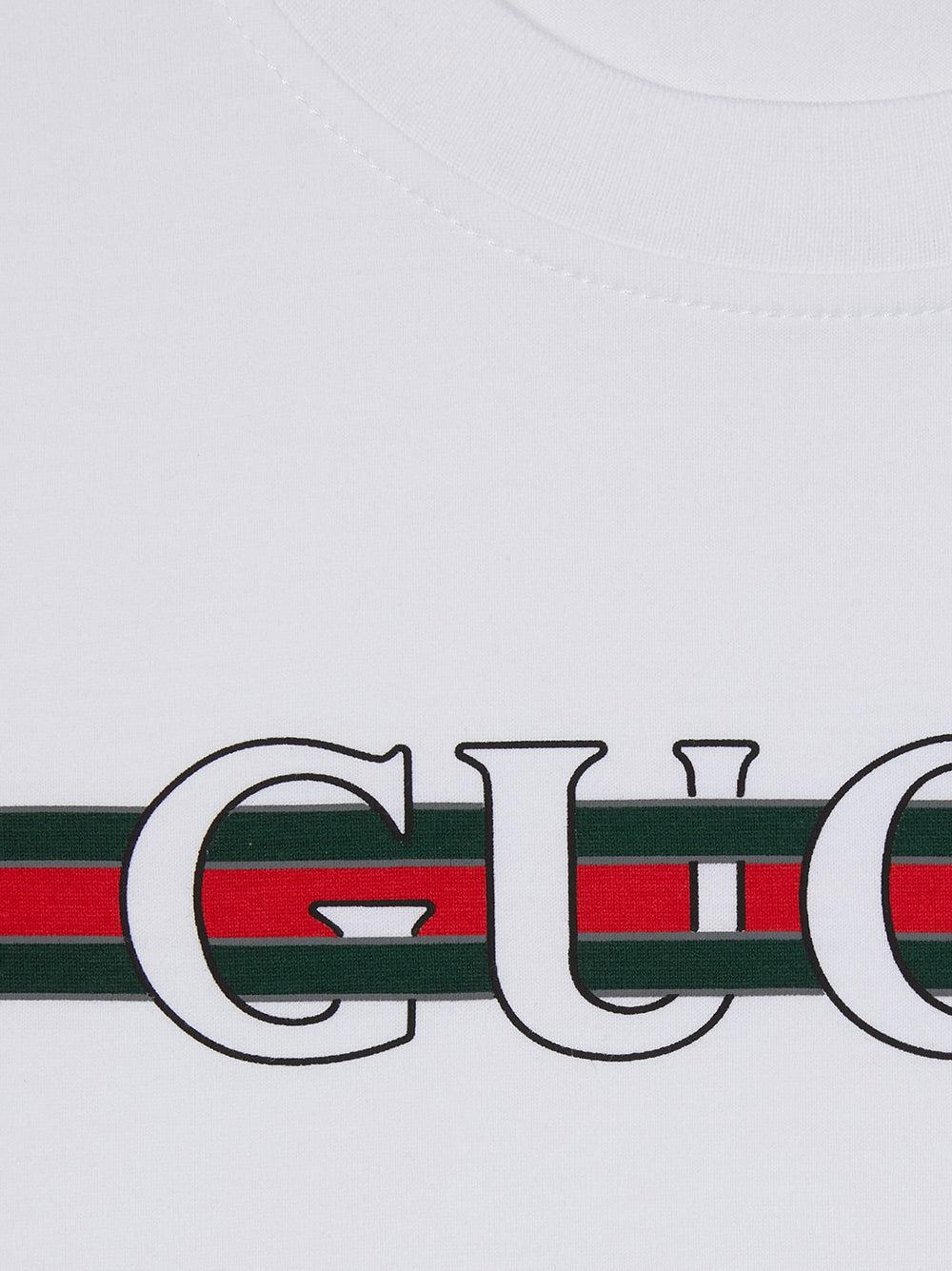 GUCCI Printed Cotton Jersey T-shirt