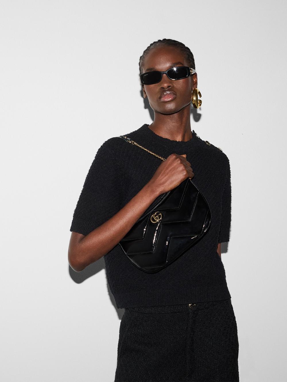 GUCCI Small Gg Marmont Shoulder Bag