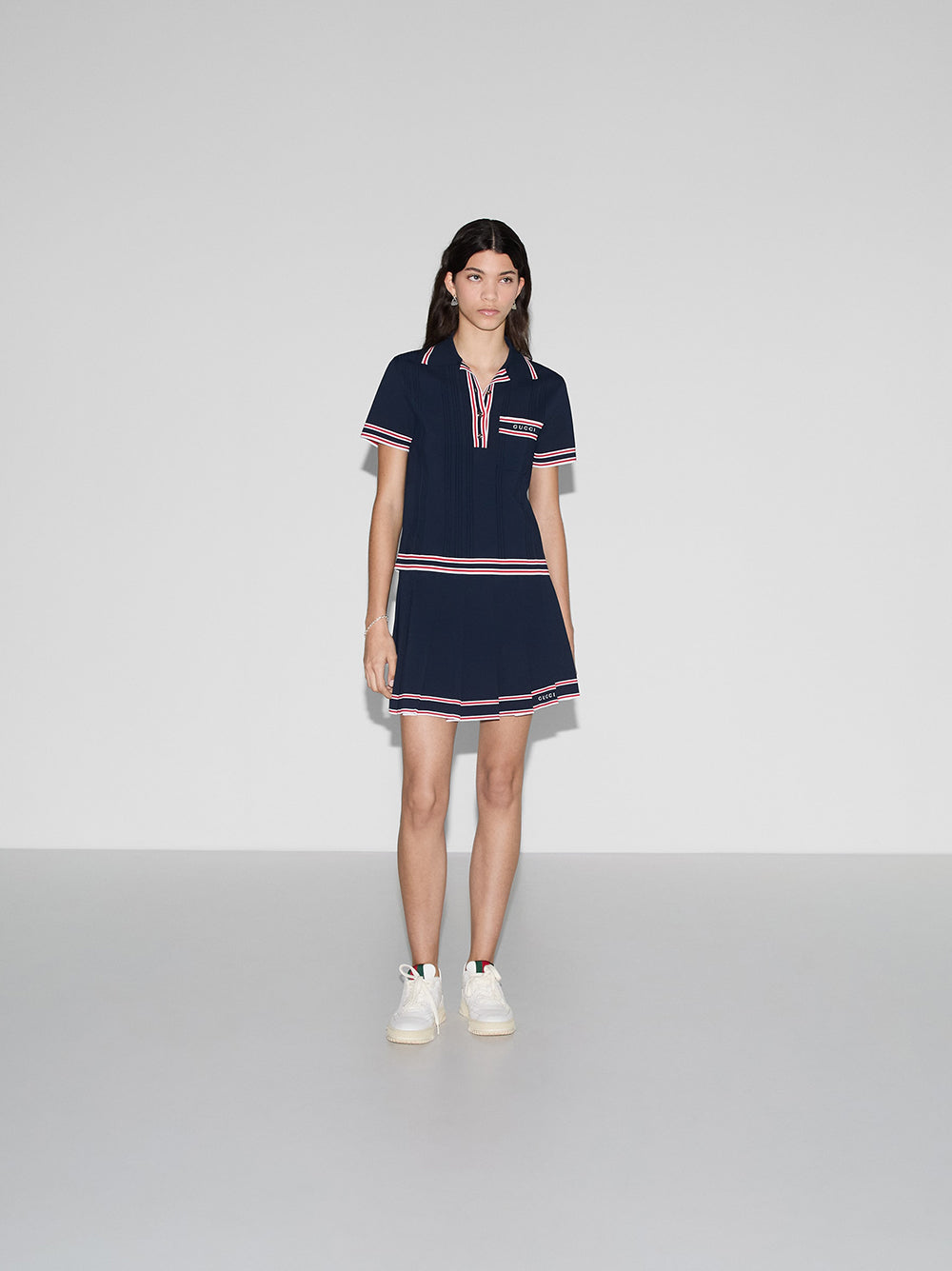 GUCCI Stretch Viscose Polo Shirt