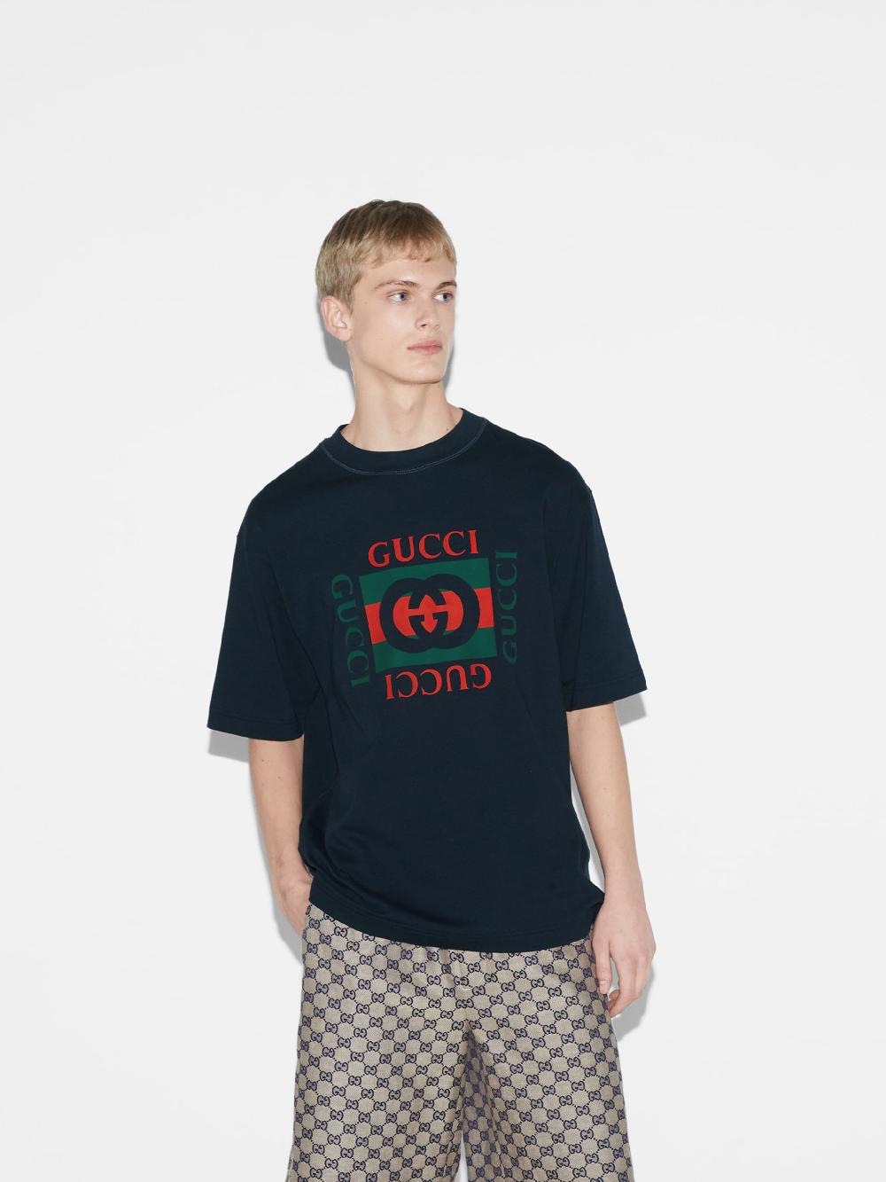 GUCCI T-shirt With Gucci Print
