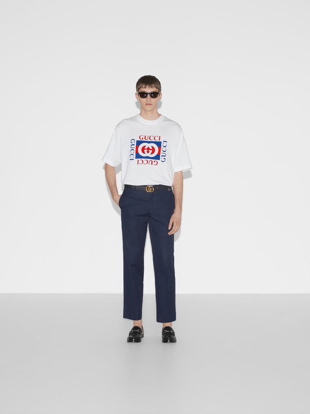 GUCCI T-shirt With Gucci Print