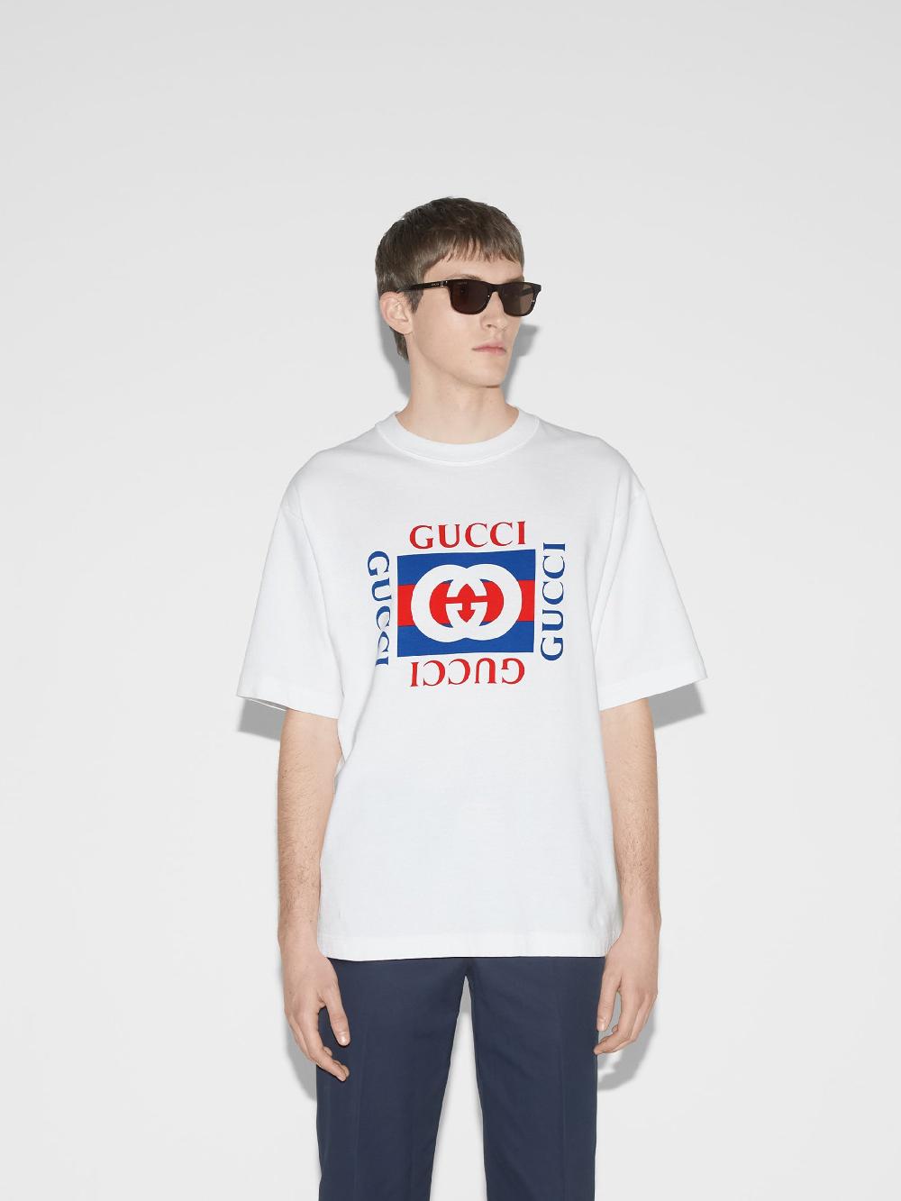 GUCCI T-shirt With Gucci Print