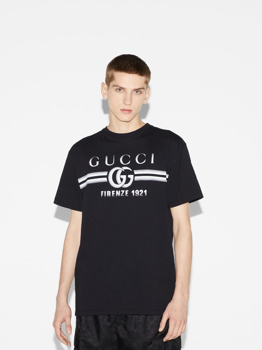 GUCCI T-shirt With Gucci Print