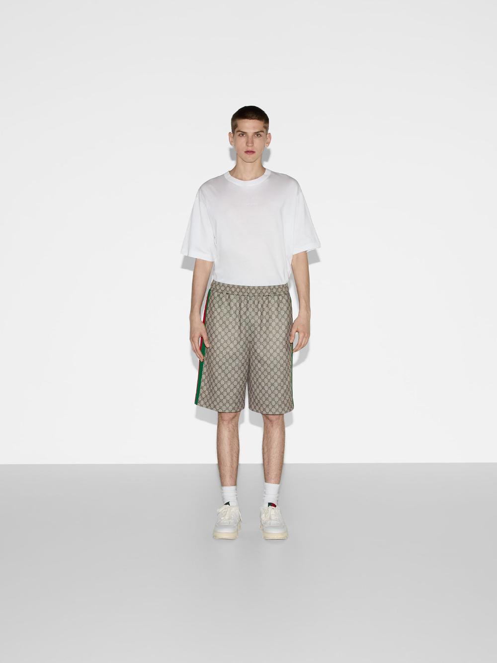 GUCCI Technical Jersey Short With Web