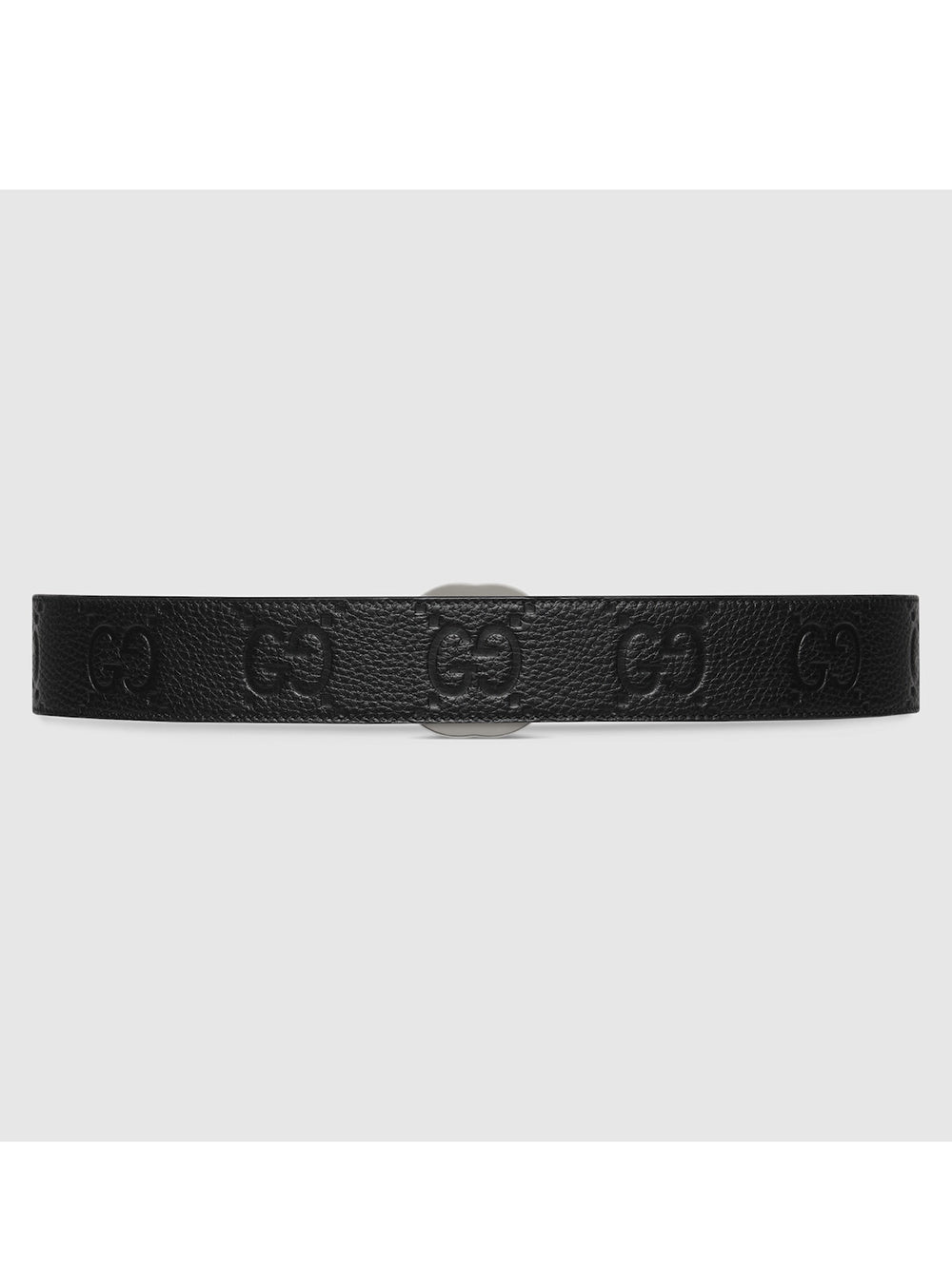 GUCCI Wide Belt With Gg Crossover Buckle