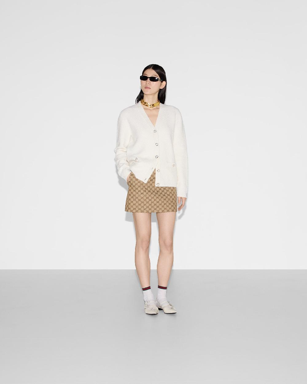 GUCCI Wool Bouclé Cardigan