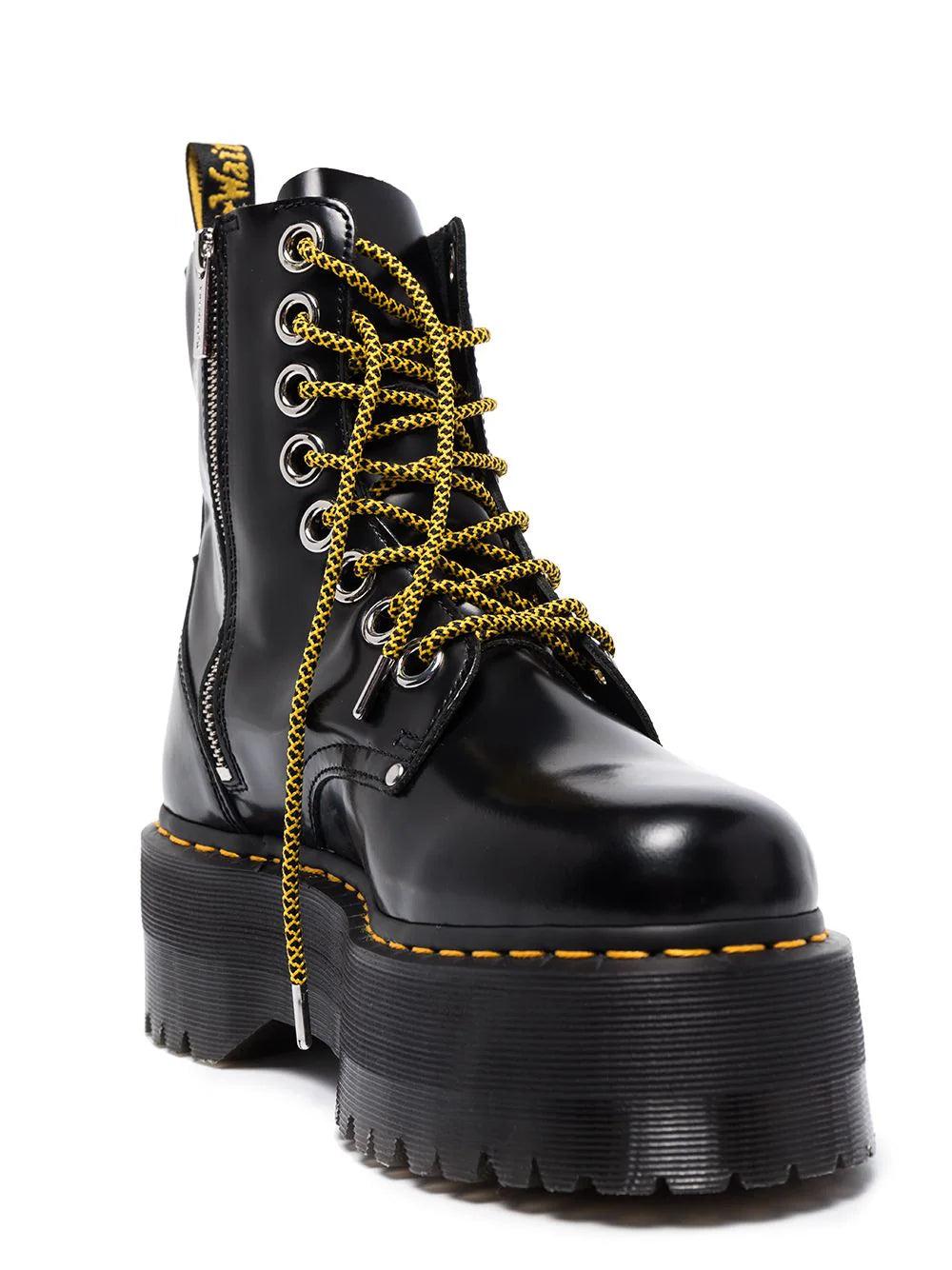 Dr.Martens Jadon Max Platform Boots In Buttero Leather
