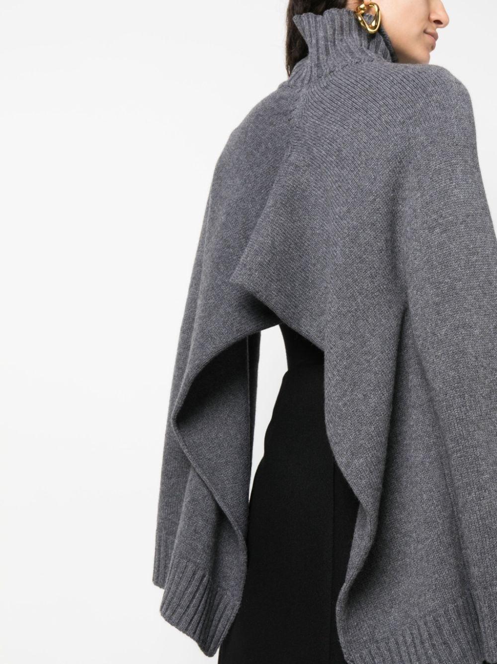 JIL SANDER Asymmetric Cropped Jumper