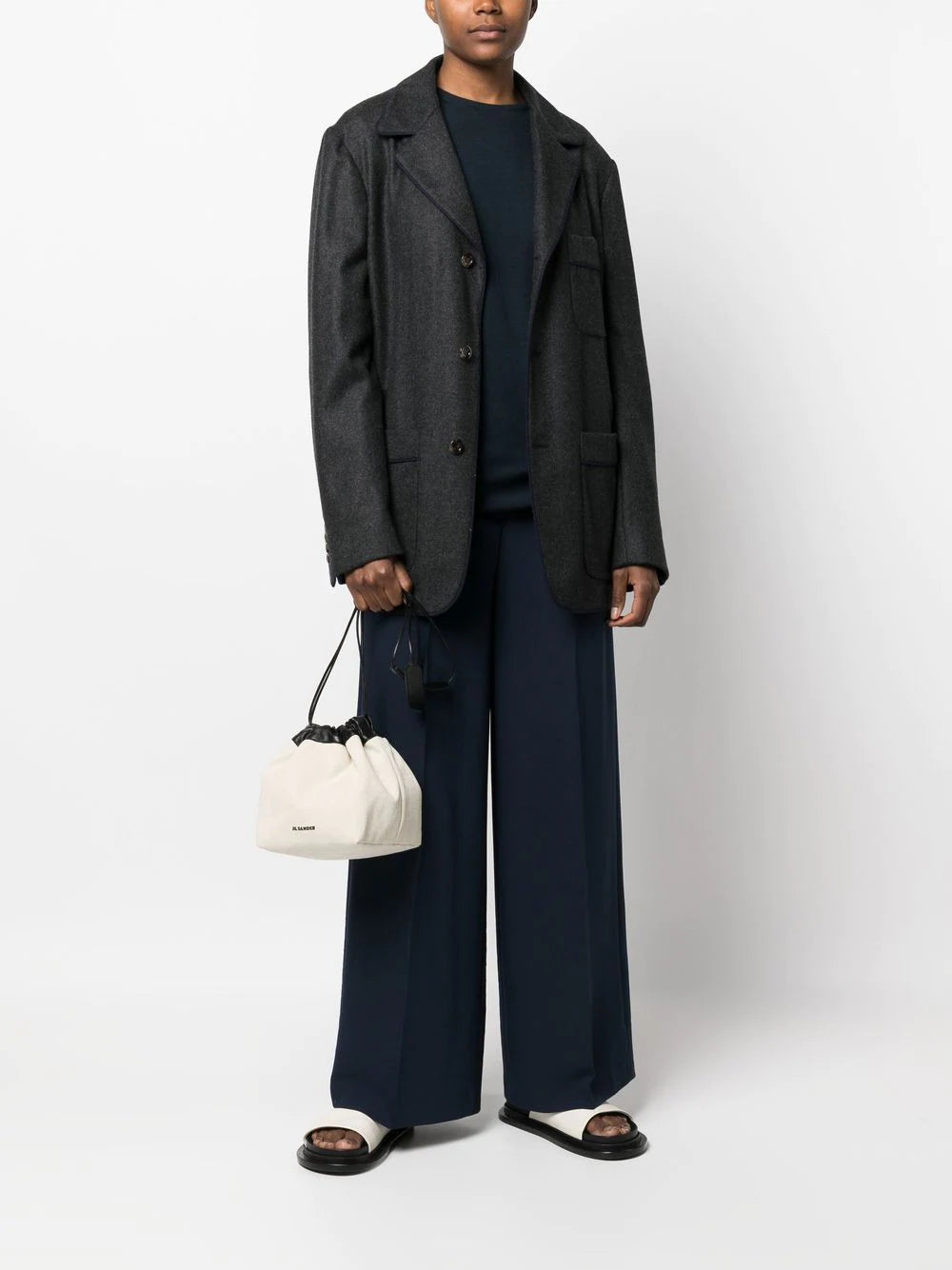 JIL SANDER Drawstring Crossbody Small