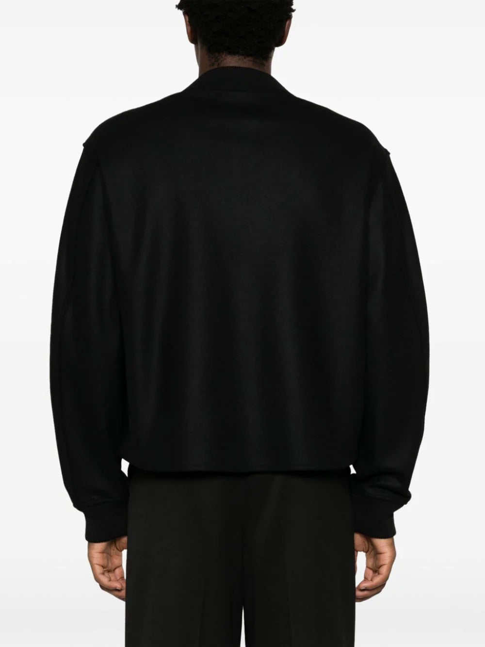 JIL SANDER Sweatshirt In Wool With Zip