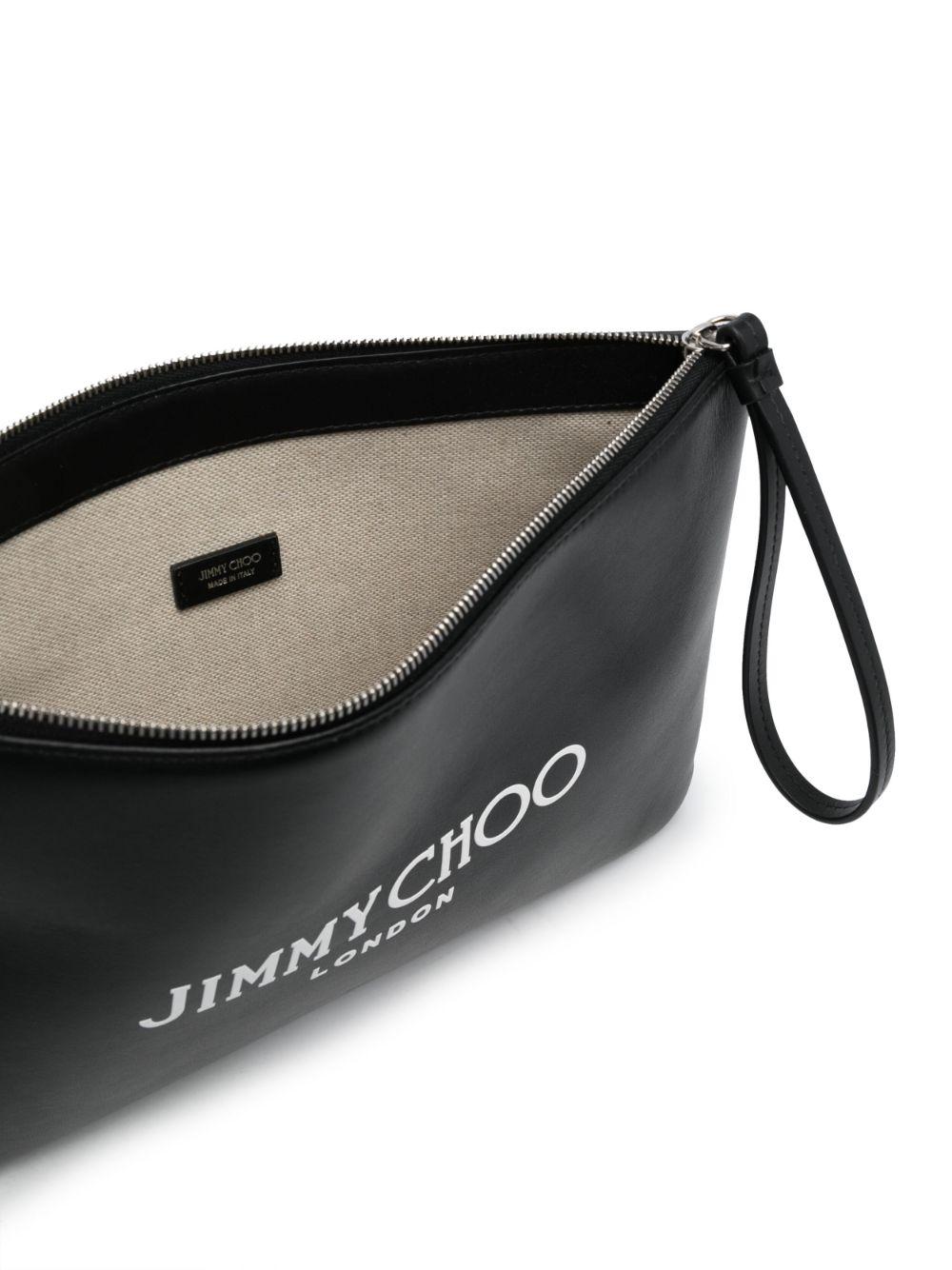 JIMMY CHOO Logo Clutch