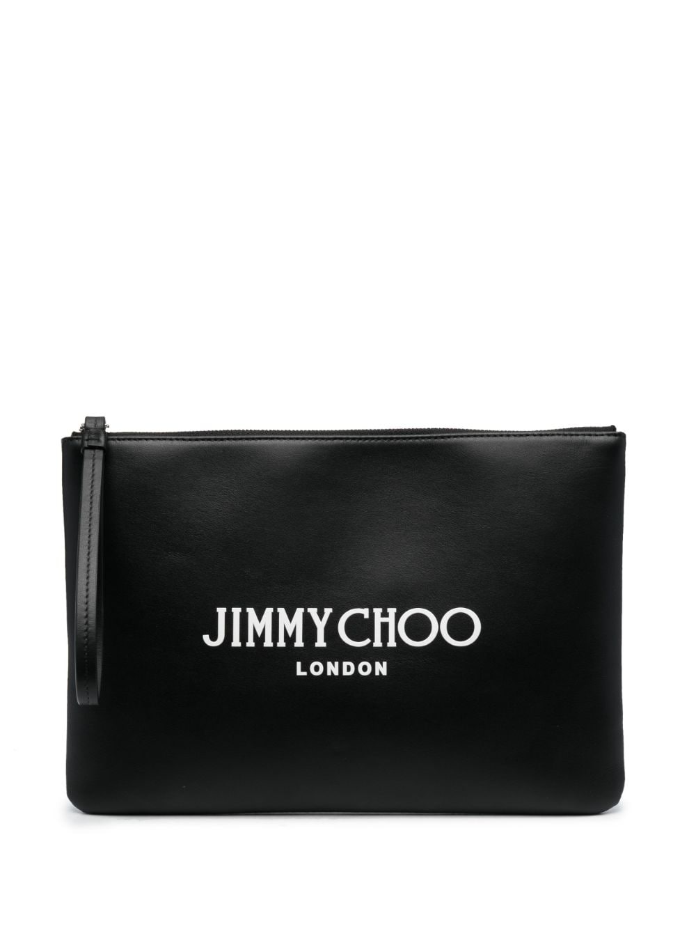 JIMMY CHOO Logo Clutch