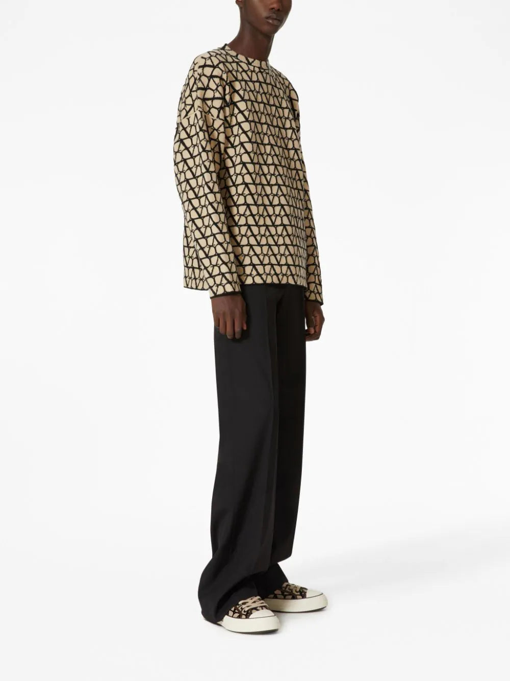 Valentino Garavani Jumper With All-over Toile Iconographe