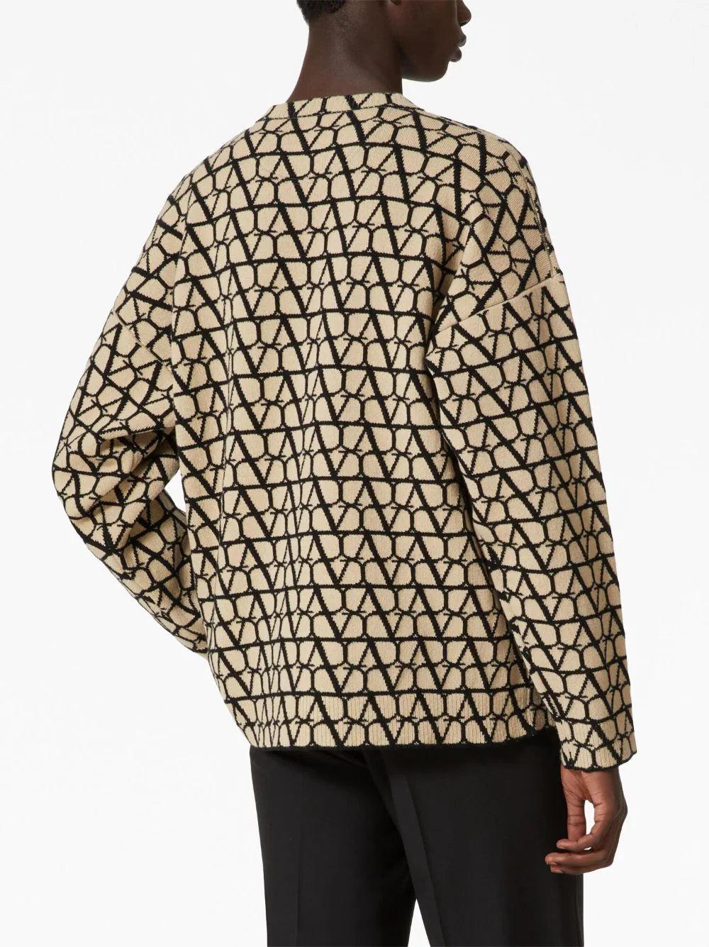 Valentino Garavani Jumper With All-over Toile Iconographe