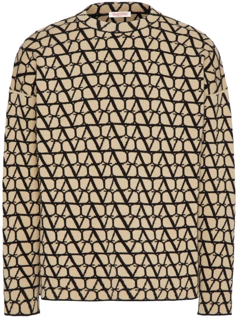 Valentino Garavani Jumper with all-over toile iconographe