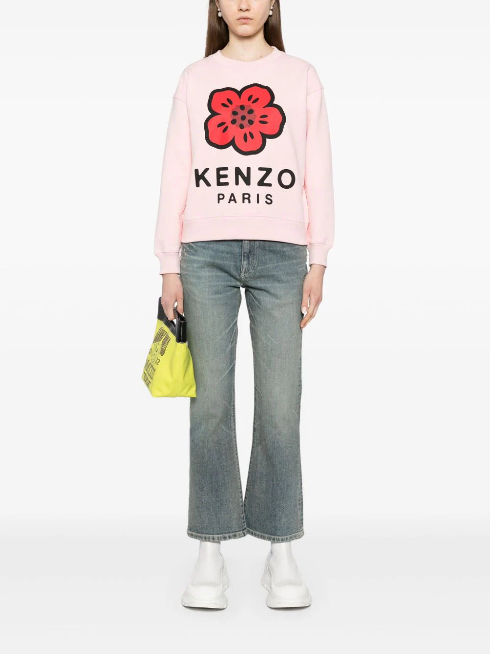 KENZO 'boke 2.0' Embroidered Cropped Sweatshirt