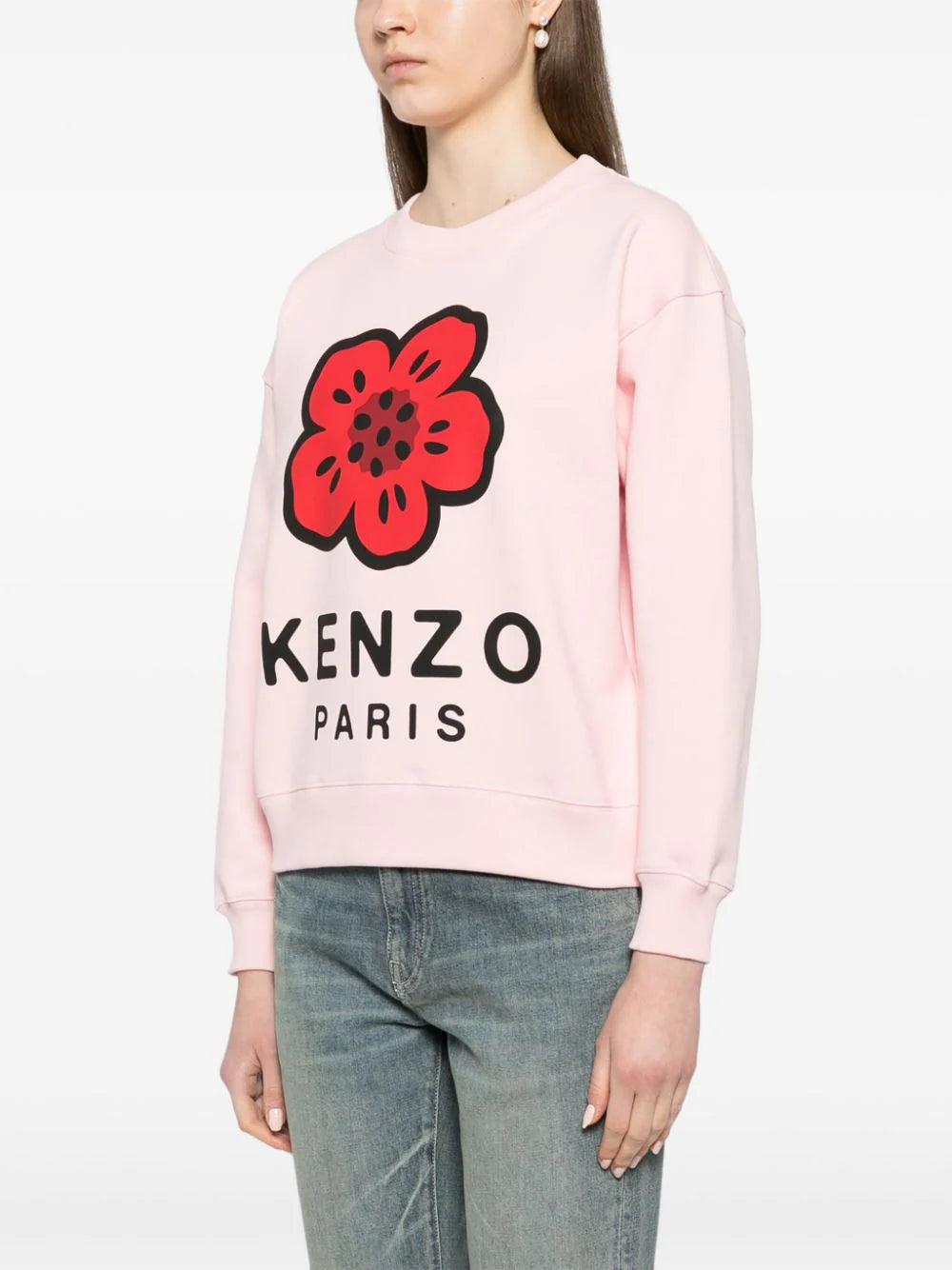 KENZO 'boke 2.0' Embroidered Cropped Sweatshirt