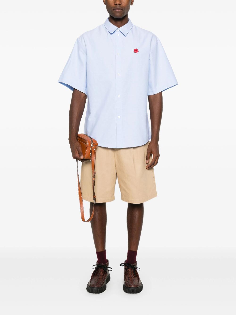 KENZO 'boke Flower' Embroidered Casual Shirt