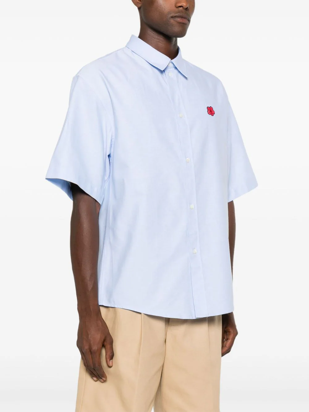 KENZO 'boke Flower' Embroidered Casual Shirt