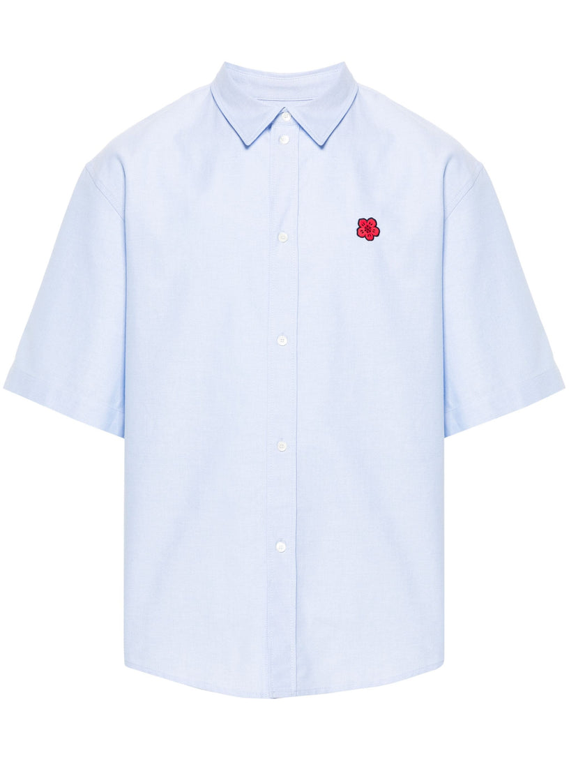 KENZO 'boke flower' embroidered casual shirt