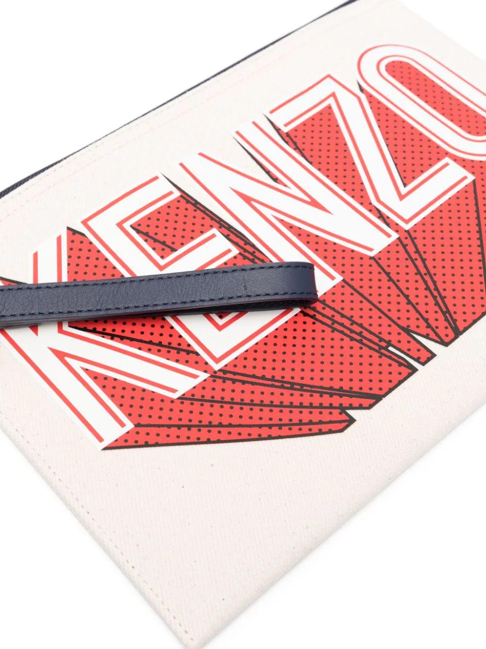 KENZO Clutch With Kenzo Print