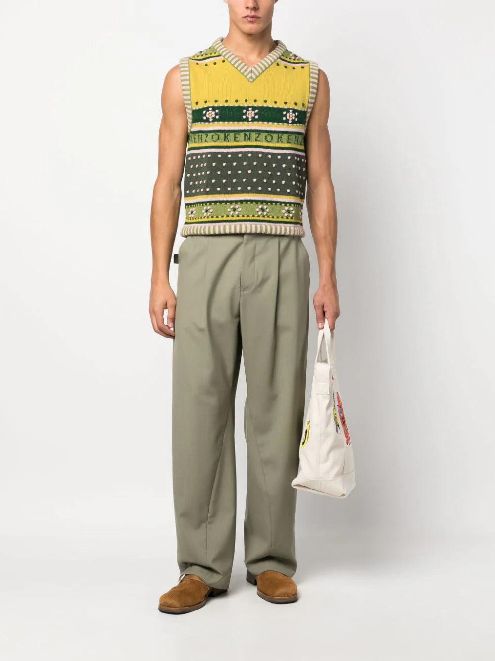 KENZO Fairisle Knitted Jumper Vest