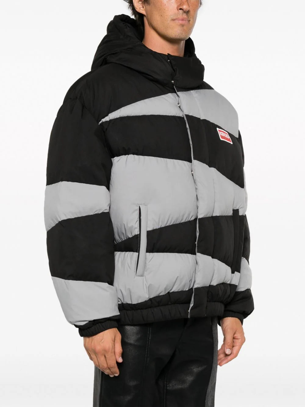 KENZO 'kenzo Dazzle Stripe' Hooded Parka