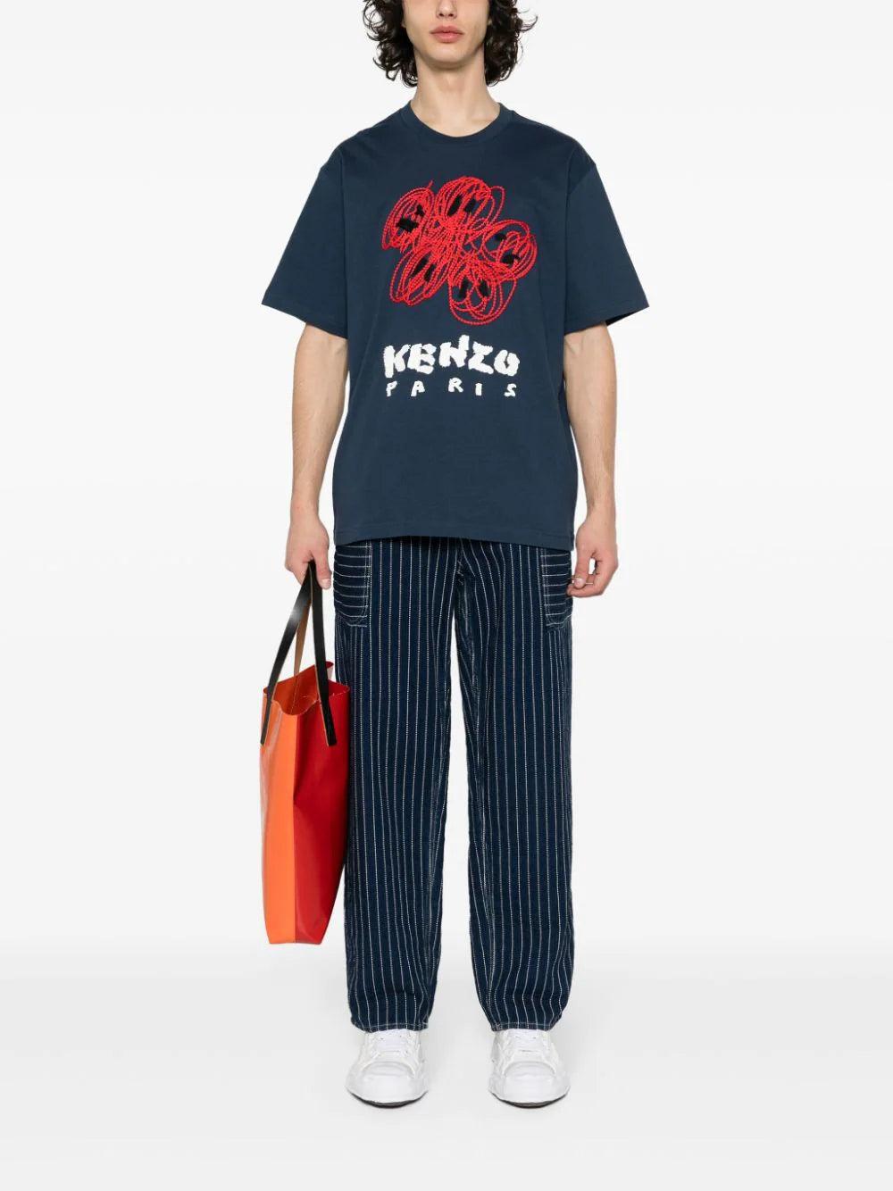 KENZO 'kenzo Drawn Varsity' T-shirt