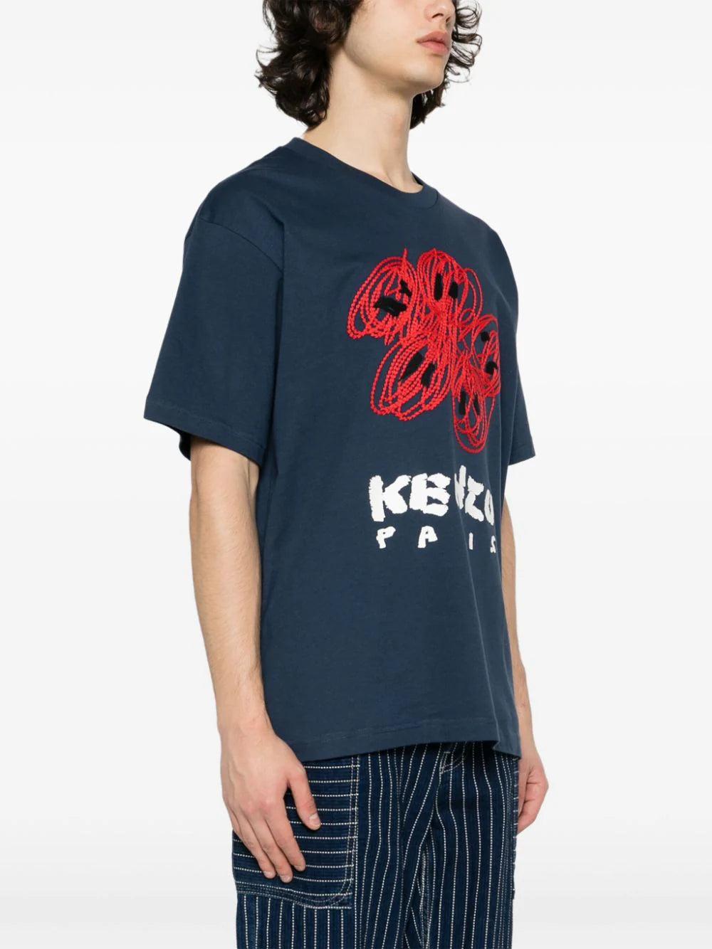 KENZO 'kenzo Drawn Varsity' T-shirt