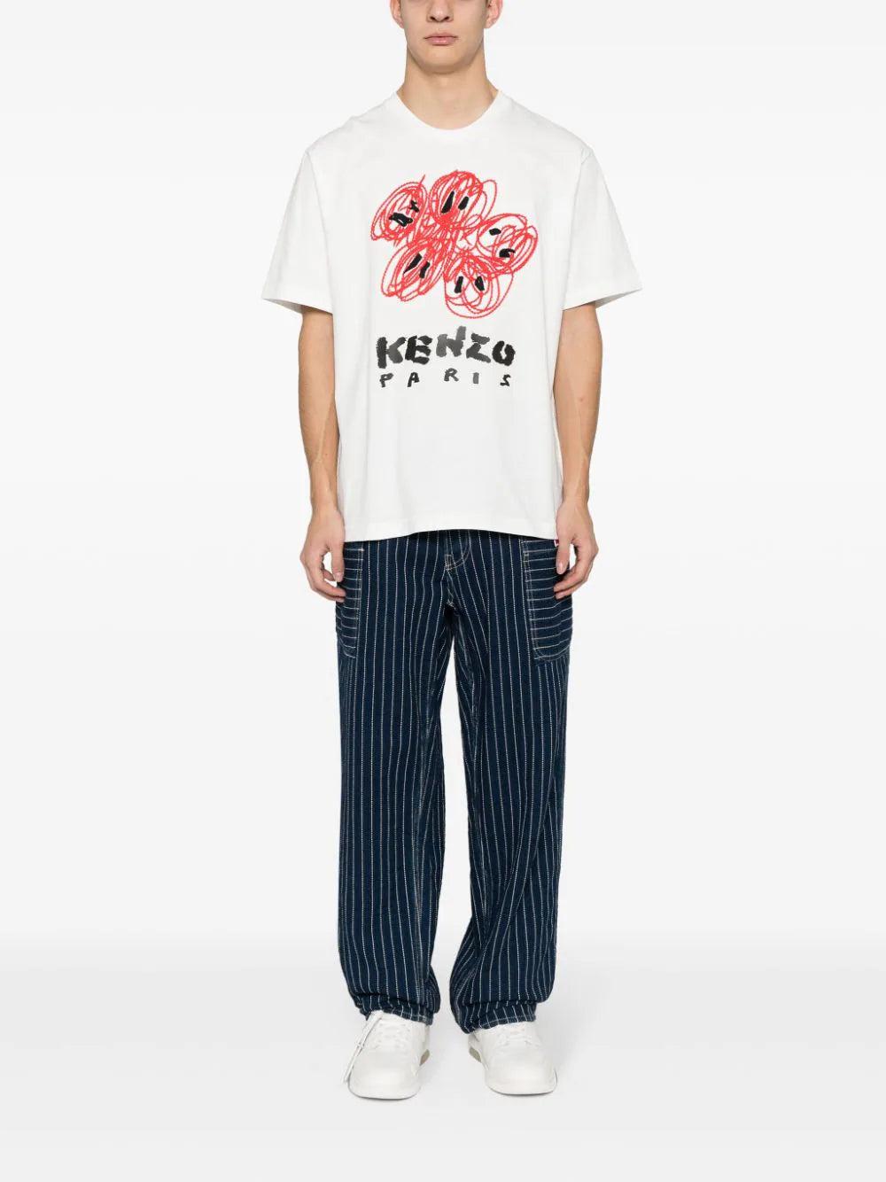 KENZO 'kenzo Drawn Varsity' T-shirt