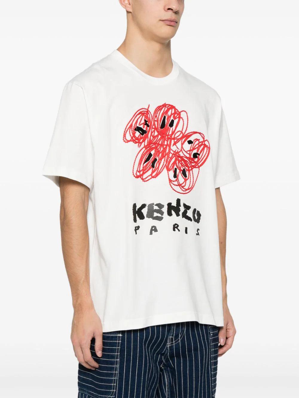KENZO 'kenzo Drawn Varsity' T-shirt