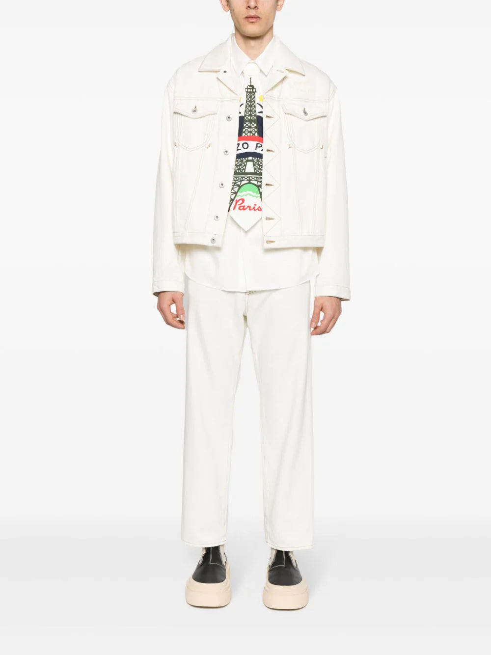 KENZO 'kenzo Paris' Denim Trucker Jacket