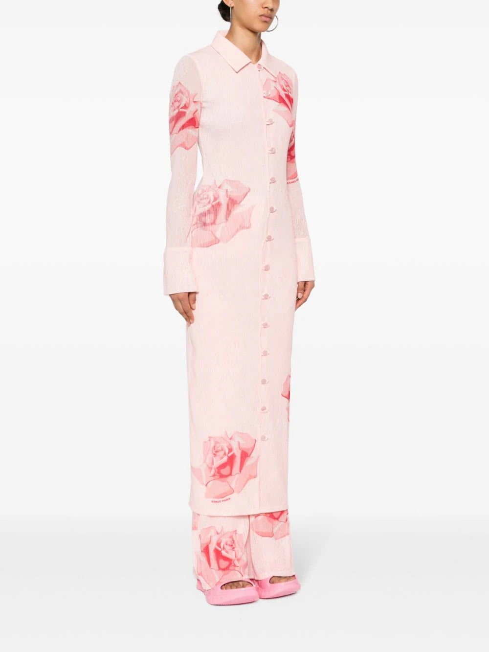 KENZO 'kenzo Rose' Cardigan-dress
