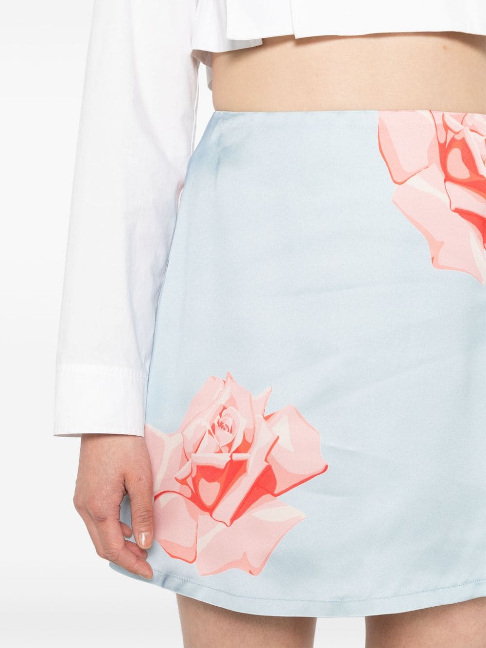 KENZO 'kenzo Rose' Mini Skirt
