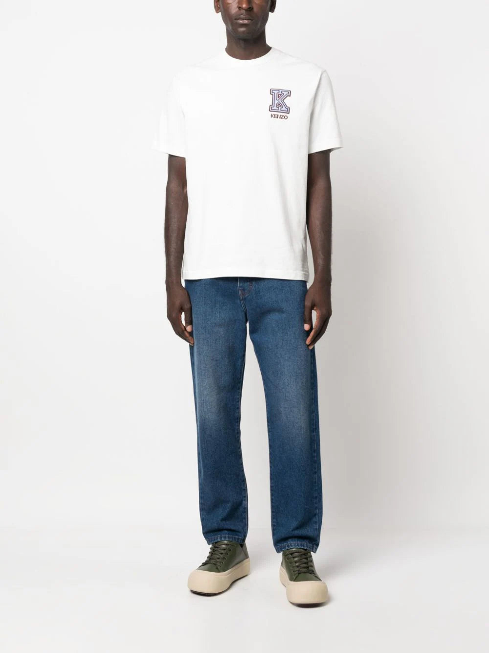 KENZO Logo-patch Cotton T-shirt
