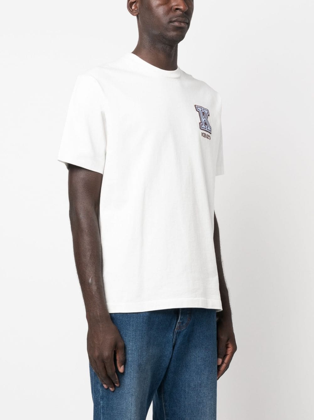 KENZO Logo-patch Cotton T-shirt