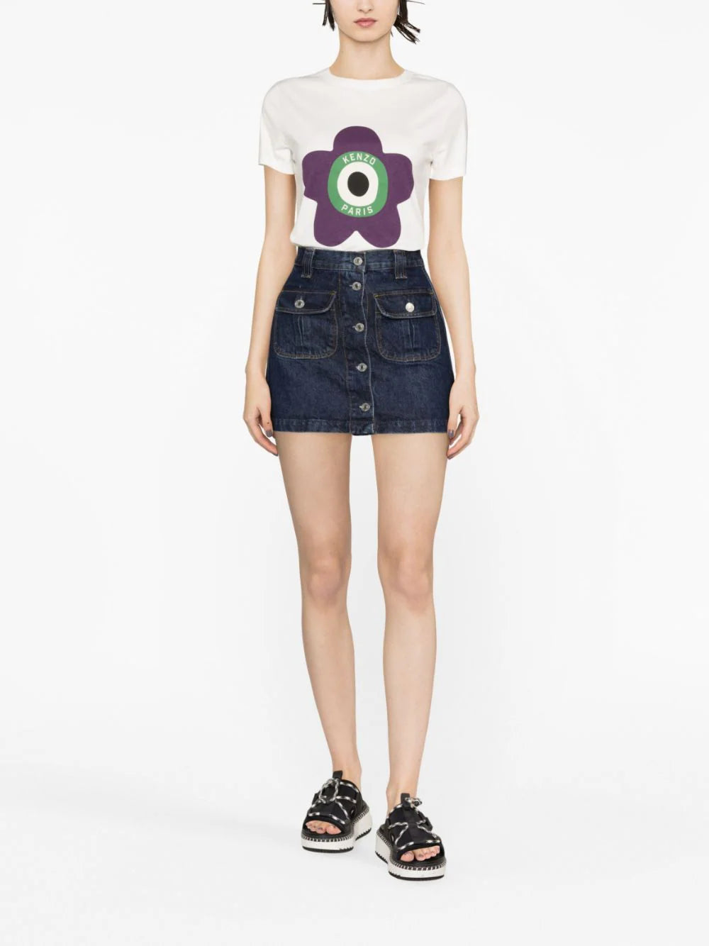 KENZO T-shirt 'boke Flower'