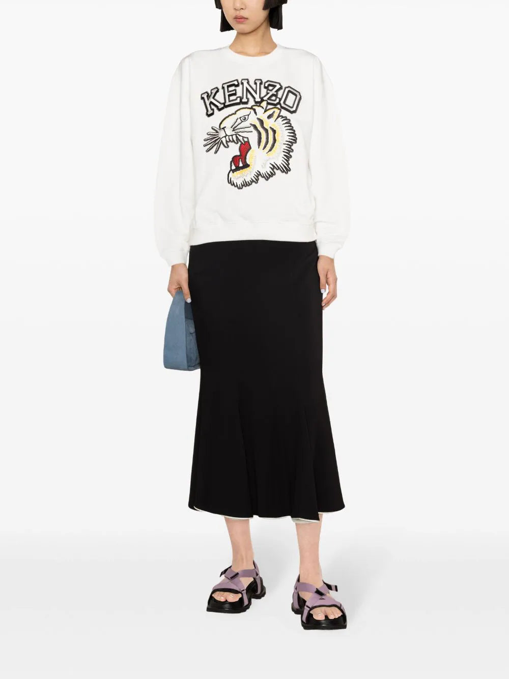 KENZO 'varsity Tiger' Embroidered Sweatshirt