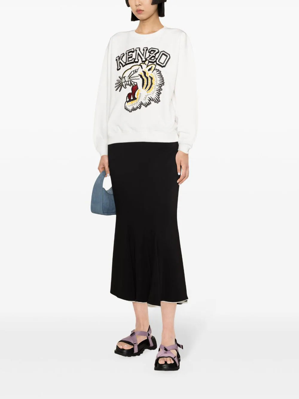 KENZO 'varsity Tiger' Embroidered Sweatshirt