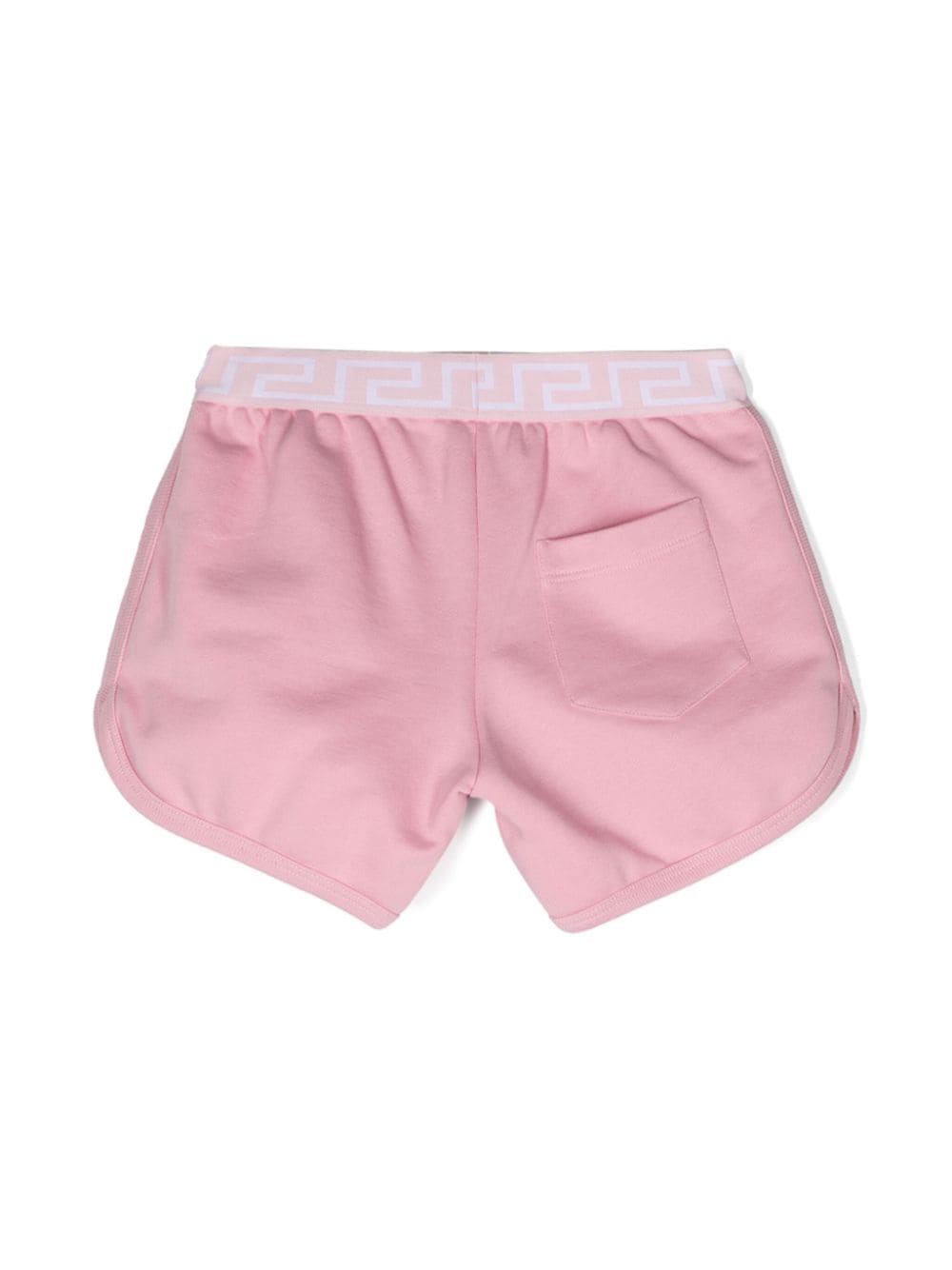 VERSACE Kids Kids Shorts With Greca And Crystals Border