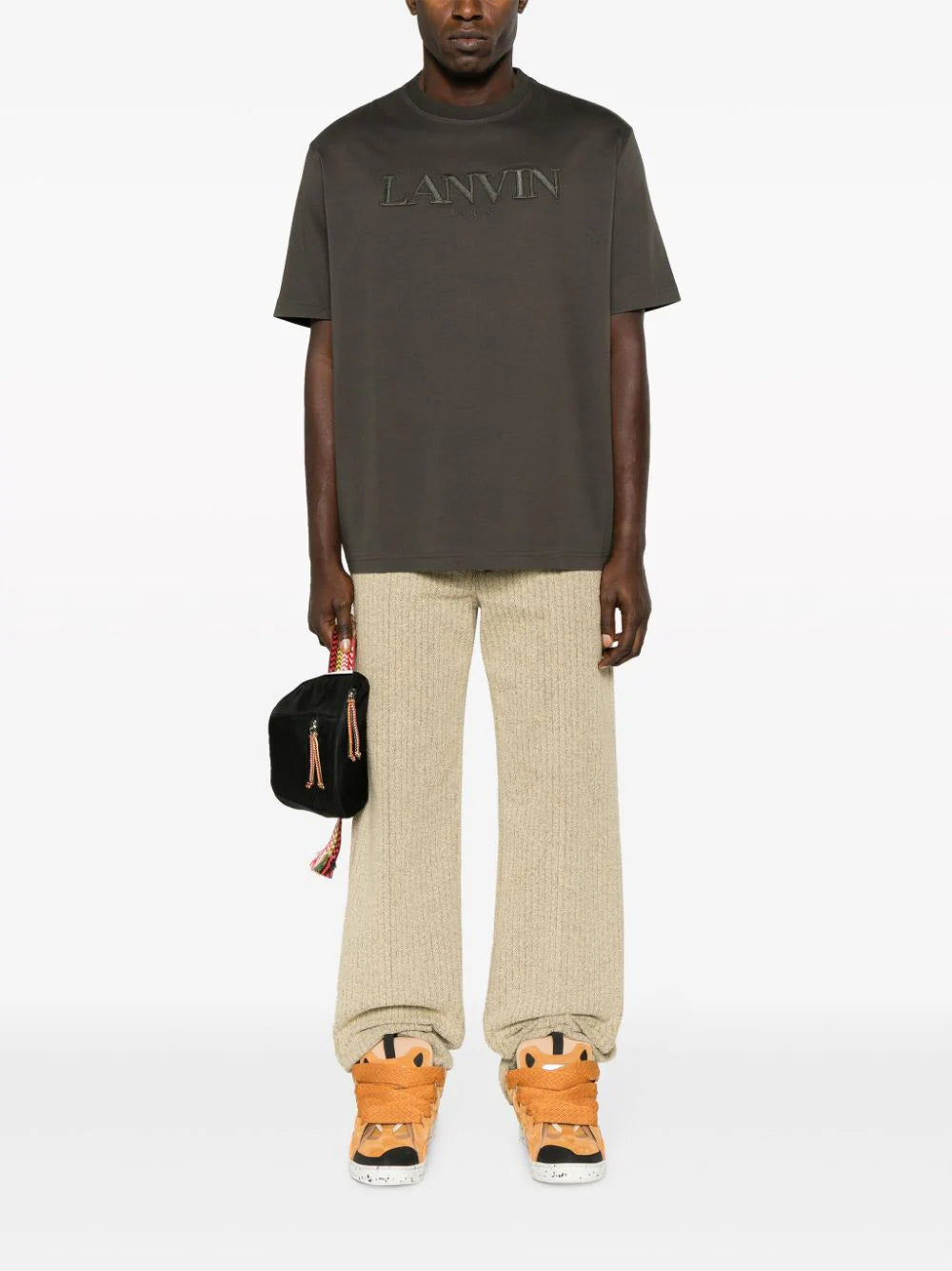 LANVIN Classic Lanvin Paris Embroidered T-shirt
