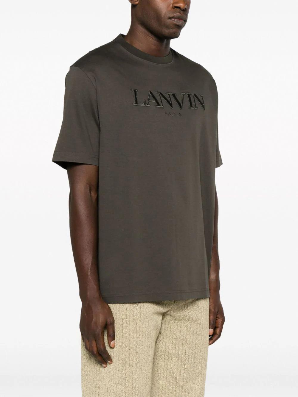 LANVIN Classic Lanvin Paris Embroidered T-shirt