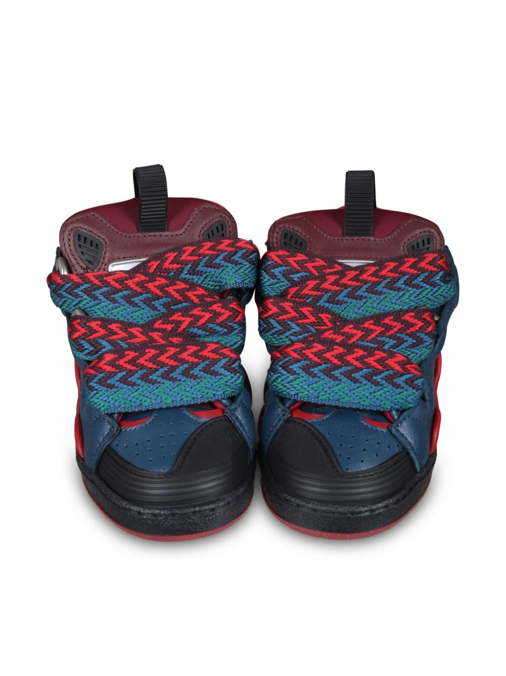 LANVIN Kids Curb Leather Sneakers