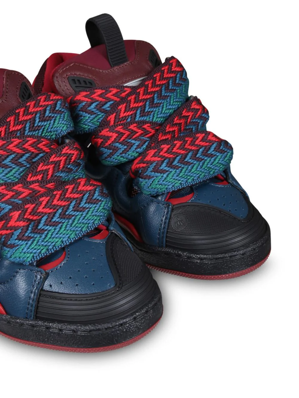 LANVIN Kids Curb Leather Sneakers