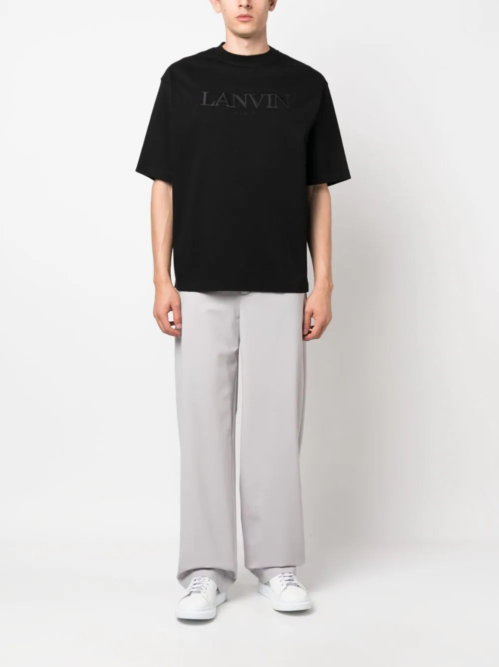 LANVIN Lanvin Paris Embroidered Oversized T-shirt