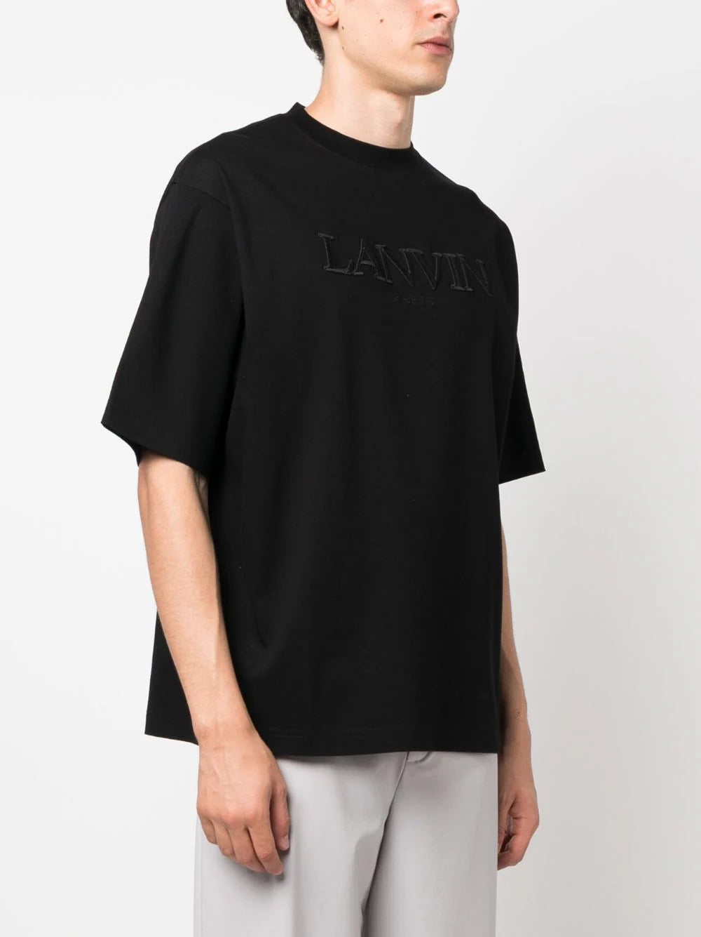 LANVIN Lanvin Paris Embroidered Oversized T-shirt