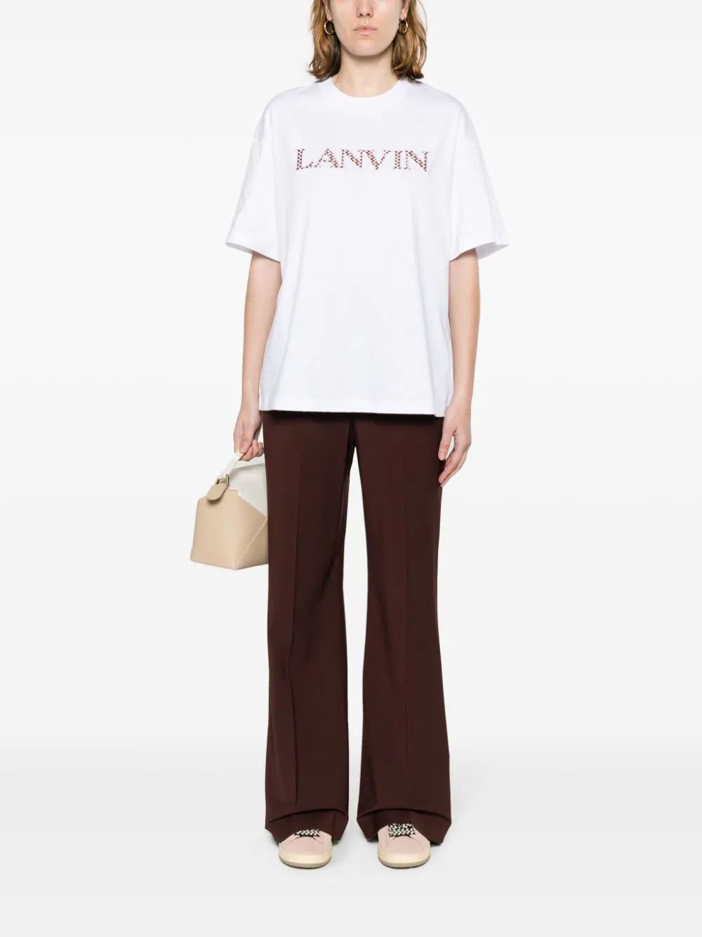 LANVIN Oversized Embroidered T-shirt