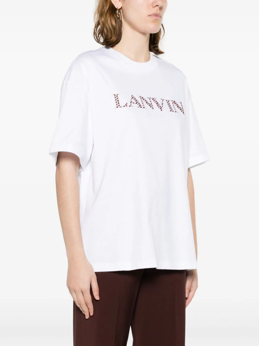 LANVIN Oversized Embroidered T-shirt