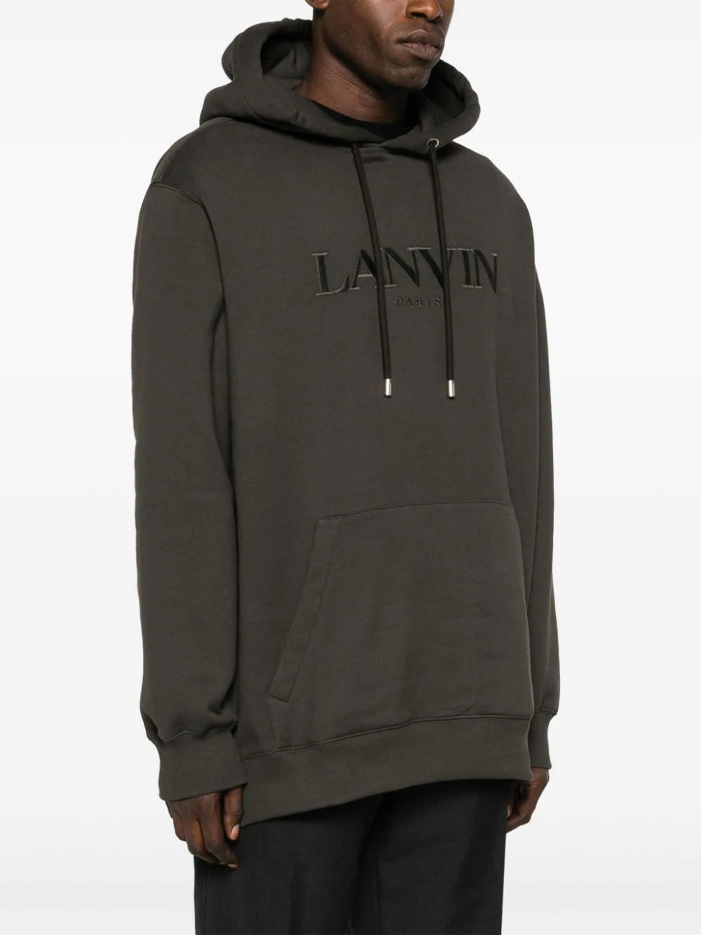 LANVIN Oversized Hoodie With Embroidered Logo